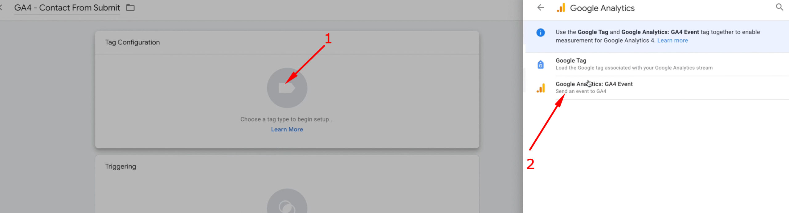 Google Analytics GA4 Event