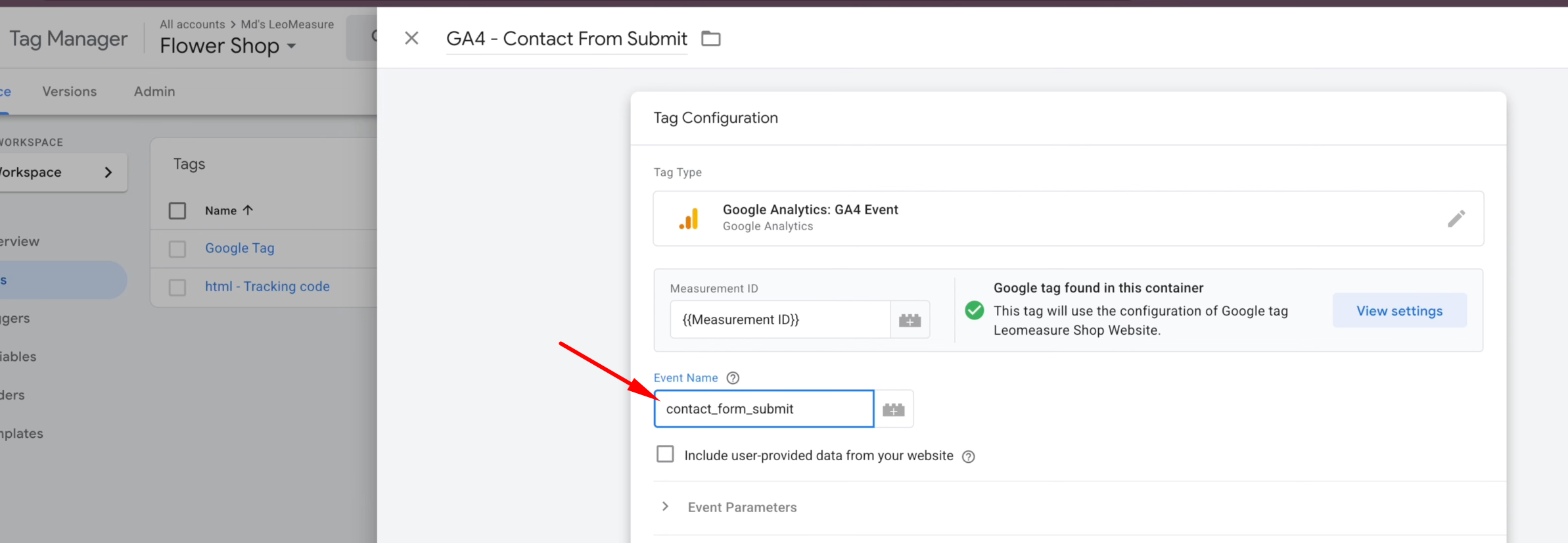 Google Analytics Lead Form Submit