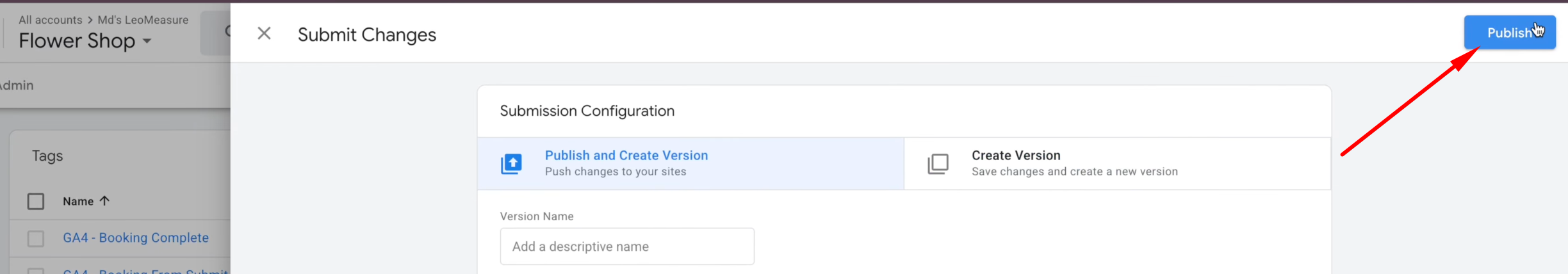 Google Tag Manger Submit Event