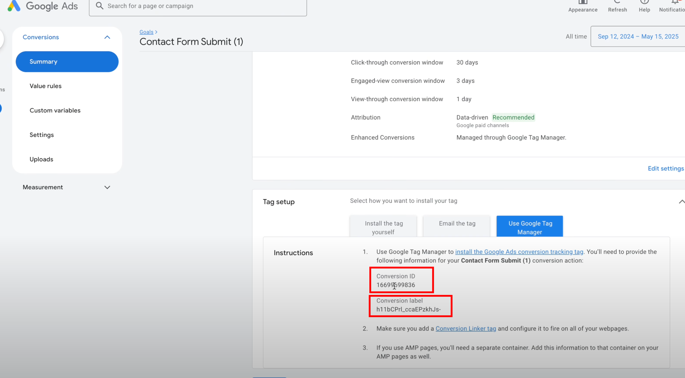 GoHighLevel Google Ads Conversion Tracking
