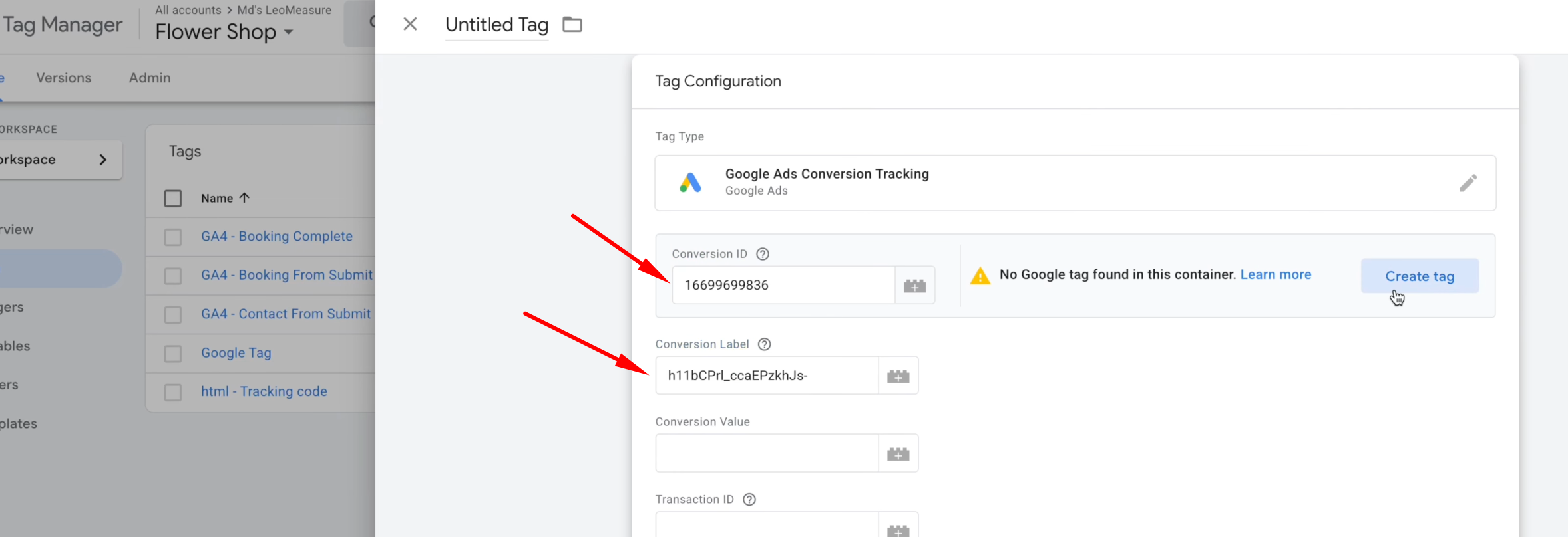 GoHighLevel Google Ads Conversion Tracking